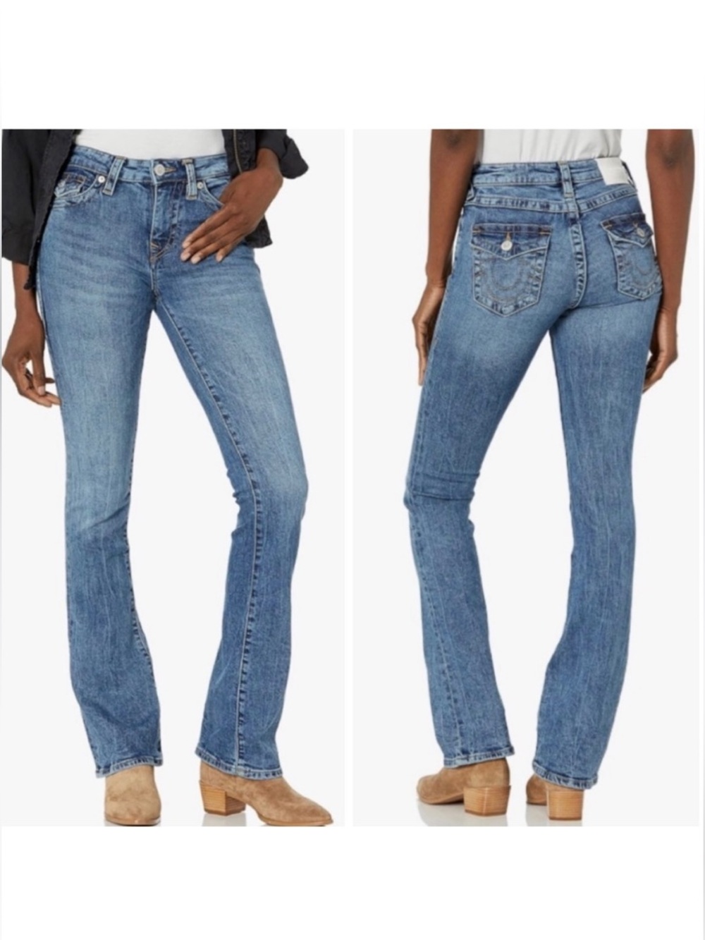True Religion Becca Mid Rise Bootcut Jeans – Size 33